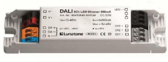 Lunatone Light Management LED-Dimmer DALI 3Ch CC 700mA GM