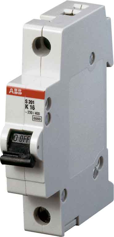 ABB Stotz S&J Sicherungsautomat K,6kA,10A,1P S201-K10