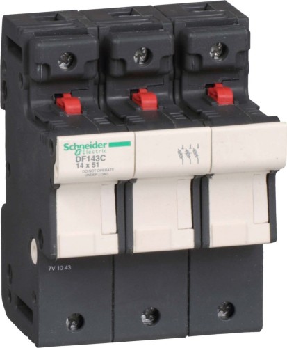 Schneider Electric Sicherungshalter 3P, 50A, 14x51MM DF143C - DF143C