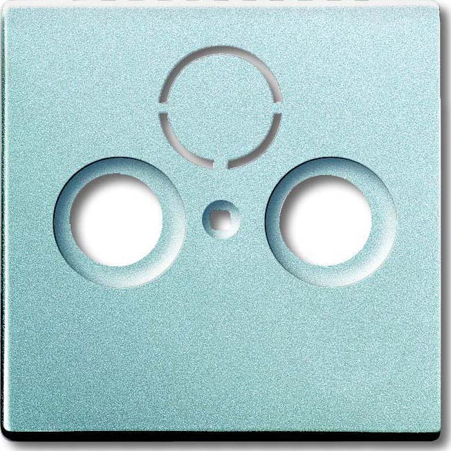 Busch-Jaeger Zentralscheibe alusi f.Antennendose 2Loch 1743-83 - 2CKA001724 günstig online kaufen