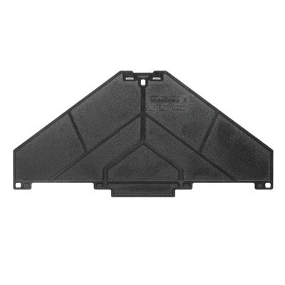 Weidmüller Abdeckplatte schwarz, 3 mm PAP PRV/PPV8 SW - 1173720000