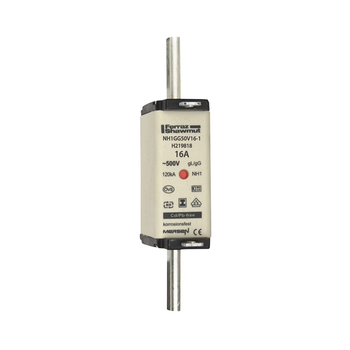 Mersen Sicherungseinsatz NH Sond. gG Gr.00 100A sfü KM NH00GG50V100