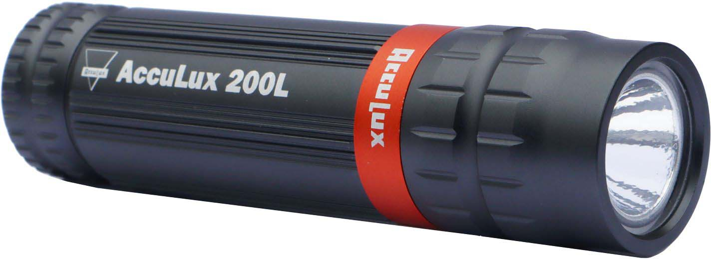 AccuLux Aluminium-Handleuchte inkl. 3AAA ca. 200lm 200L