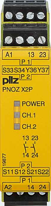 Pilz Not-Aus-Schaltgerät 24VACDC 2n/o PNOZ X2P #777303