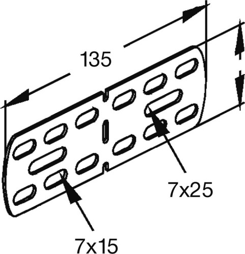 Rico Stoßverbinder bandverzinkt 15E11-AV - 15E11-AV