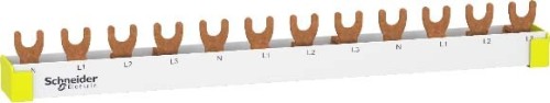 Schneider Electric Phasenschiene Gabel 4P, 12 TE, 63A R9XFH412 - R9XFH412 günstig online kaufen