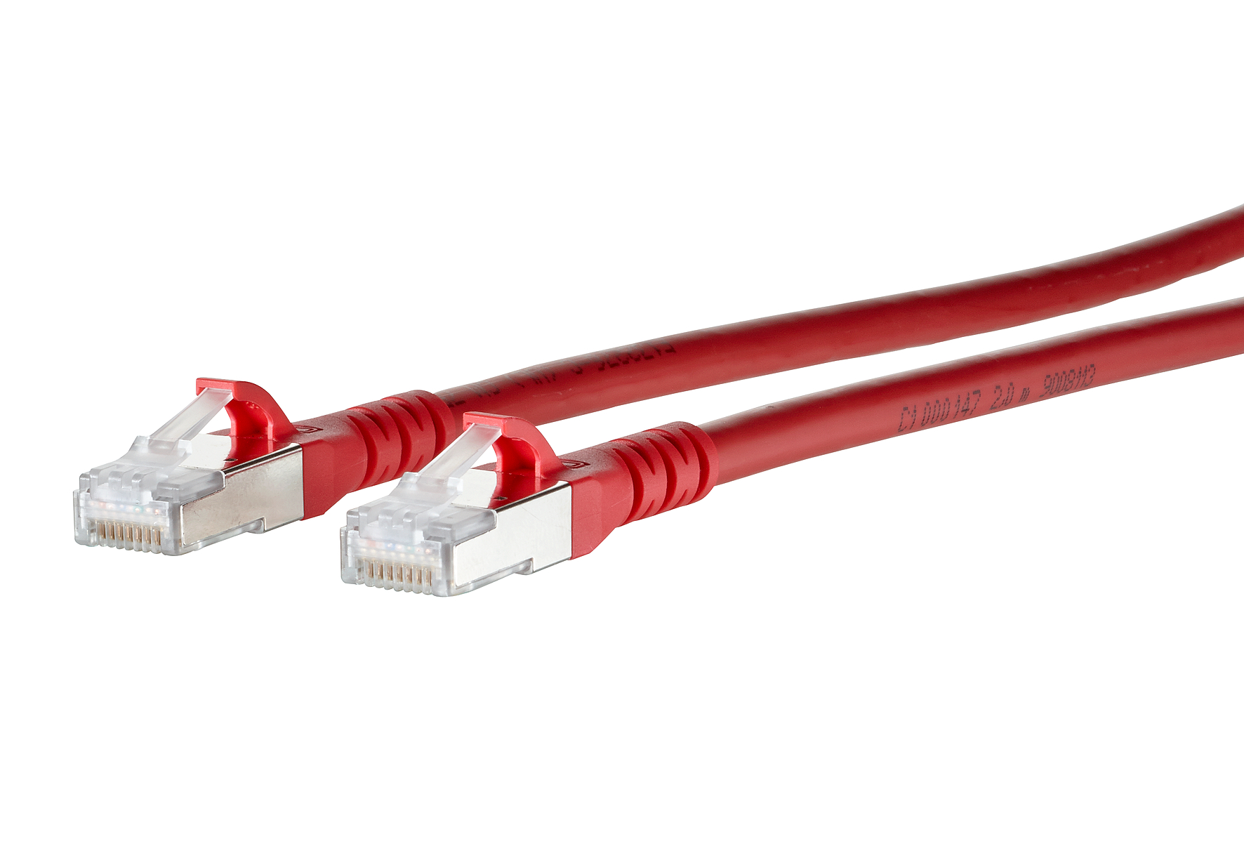 Metz Connect Patchkabel S/FTP rt 0,3m Cat.6A 1308450366-E