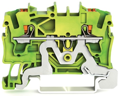 WAGO GmbH & Co. KG 2-Leiter-Schutzleiterkl. 2,5qmm, grün-gelb 2202-1207 - 2202-1207