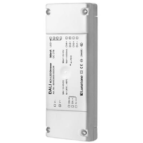 Lunatone LED-Dimmer DALI 4Ch CC 500mA gem-  