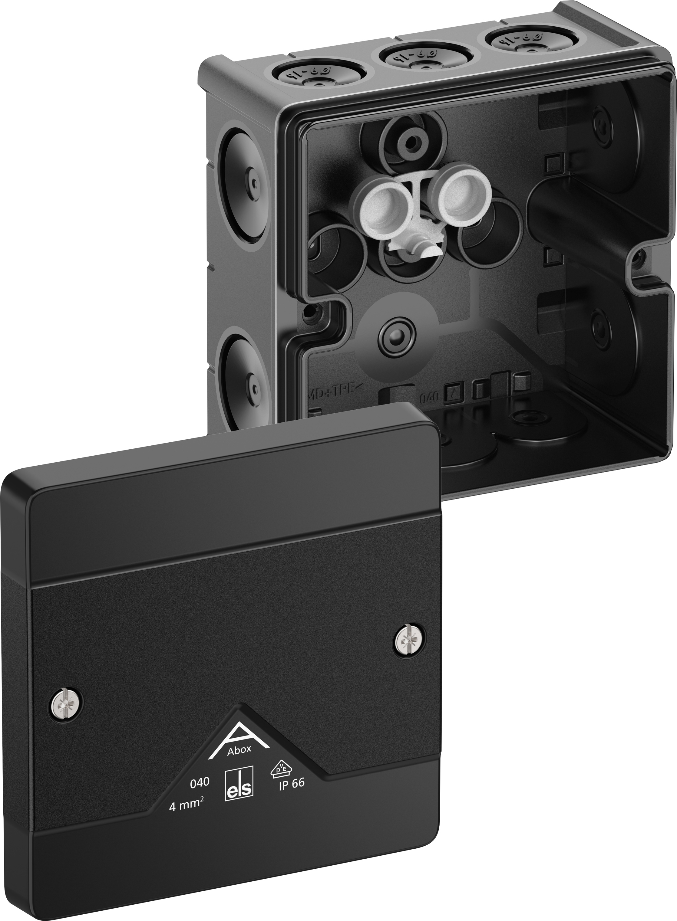 Spelsberg Abzweigkasten IP66, 4qm Abox 040-L/sw