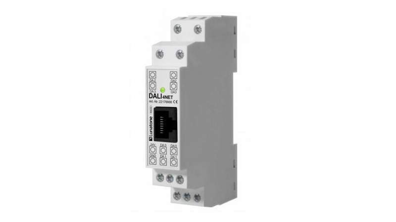 Lunatone Control module DALI 4Net Basic DIN Rail