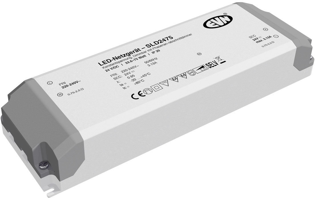 EVN Lichttechnik LED-Netzgerät NG24VDC33,6-75W IP20 SLD2475