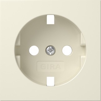 Gira Abd. SCHUKO-Steckd. Cremeweiß 492001 - 492001