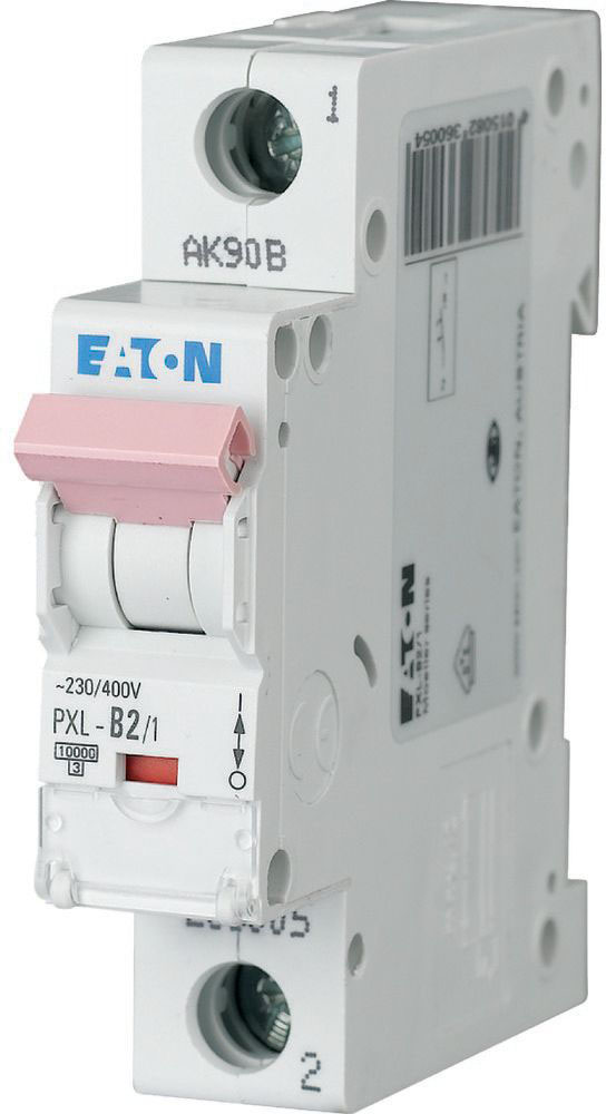 Eaton Leitungsschutzschalter 2A, 1p, Charakter. B PXL-B2/1