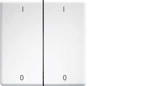Eltako Doppelwippe lasergraviert f.55x55mm rws I/O DW-FT55-rw+IO - 30000988