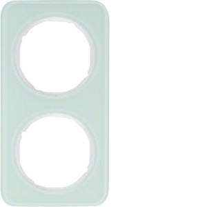 Berker Rahmen Glas/pows 2fach 10122109 - 10122109