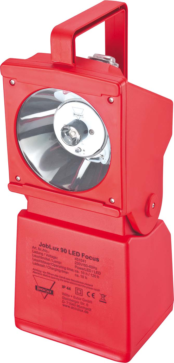 AccuLux JobLux 90 LED Focus 100-230V, rot 451541