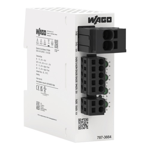 WAGO GmbH & Co. KG Elektron. Schutzschalter DC 24 V 787-3664 - 787-3664