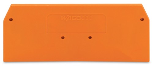 WAGO GmbH & Co. KG Abschlußplatte orange, 2,5mm dick 280-326 - 280-326