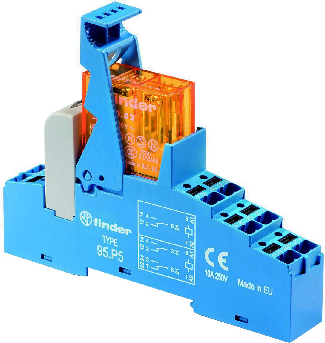 Finder Koppelrelais 2 Wechsler 8A 48.P5.7.024.0050 - 48P570240050