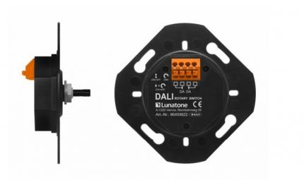 Lunatone Light management rotary knob and pushbutton DALI ROT