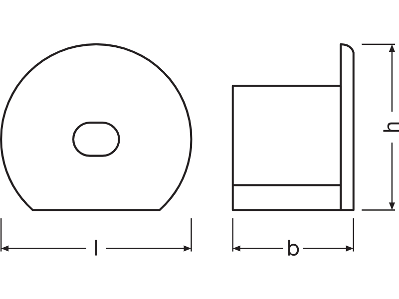 Ledvance Medium Profiles for LED Strips -PM02/EC/H