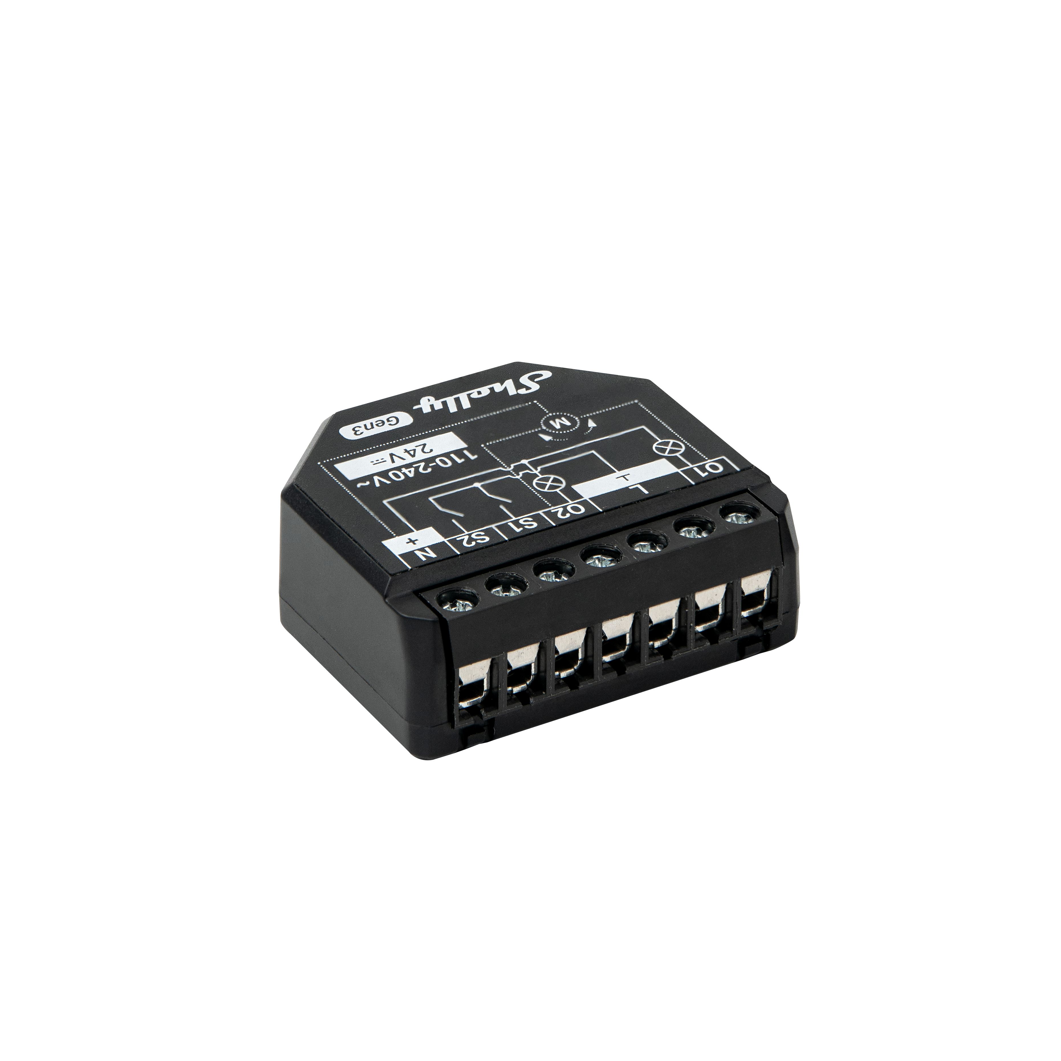 Shelly Unterputz 2PM Gen3 2er Pack Relais max 16A 2 Kanal WLAN BT