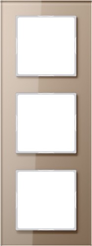 Jung Glasrahmen 3fach champ waage-/senkrecht AC 583 GL CH - AC583GLCH günstig online kaufen