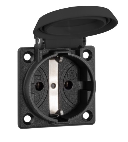 ABL EB-Steckdose 1K sw Sk 1661 - 1661000 ABL EB-Steckdose 1K sw Sk 1661 - 1661000