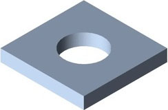 Item Scheibe 9x2 verzinkt 0.0.494.45