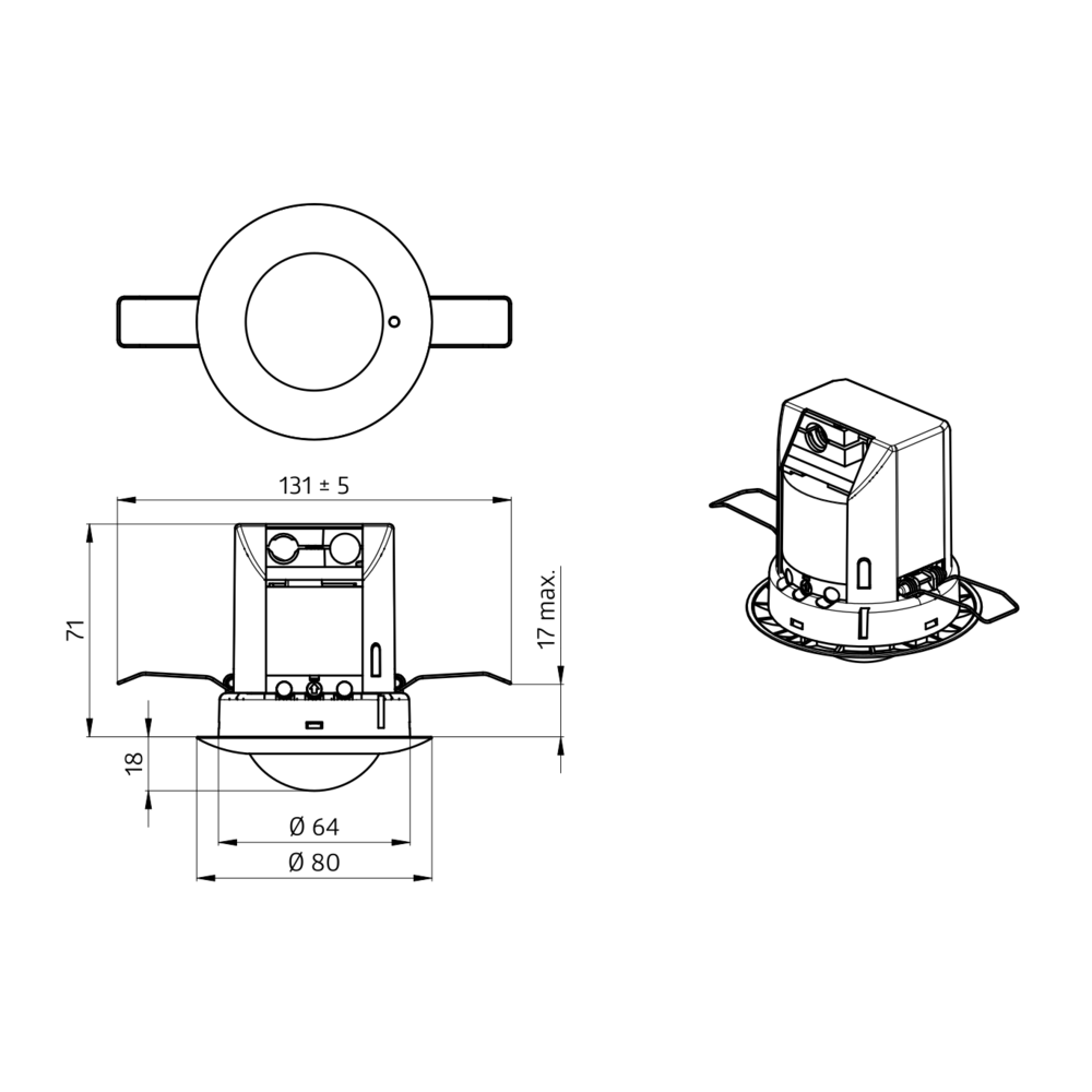 BEG Brück Electronic Präsenzmelder Slave PD2-S-DE - 92166