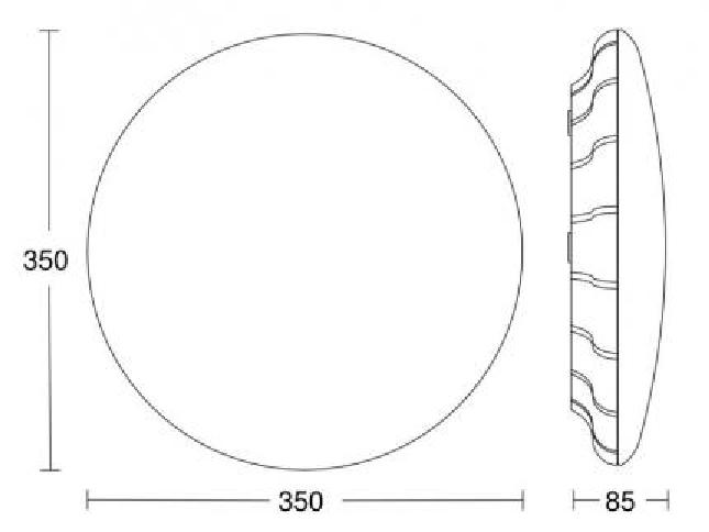 Steinel Professional LED HF-Sensor-Innenleuchte RS PRO LED S2 3000K 26W