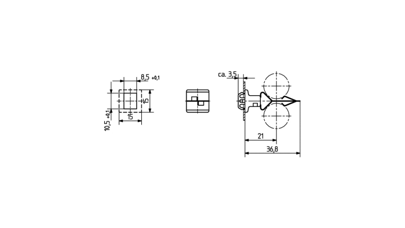 BJB Halter für Lampen TC-L 26.726.U810.10