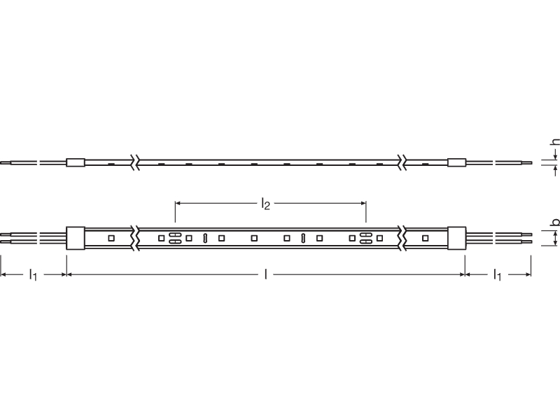 Ledvance LED STRIP VALUE-1000 PROTECTED -1000/830/5/IP65