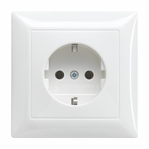 Busch-Jaeger SCHUKO Unterputz-Steckdose alpinweiß 20 EUJR-914 - 2CKA002011A6243