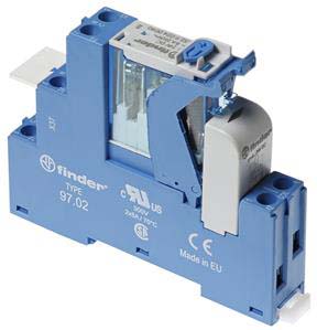 Finder Koppelrelais 2W 8A Spsp.24VDC 4C.02.9.024.0050 - 4C0290240050