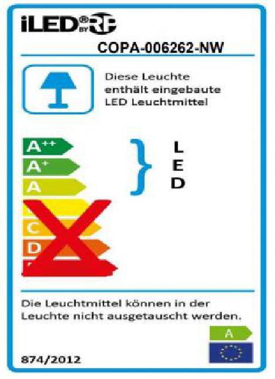 RP-Technik LED frame-panel EDGE620 40W 4000lm 4000K Casambi Ropag