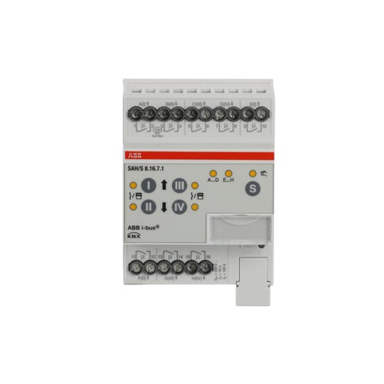 ABB Stotz S&J Schalt-/Jalousieaktor 8fach 16A, REG SAH/S8.16.7.1