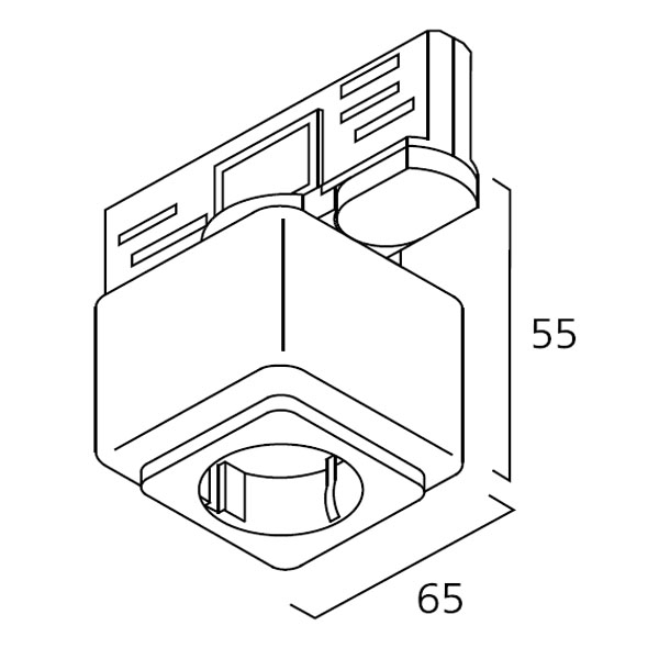 LTS Licht&Leuchten Steckdosenadapter verkehrsweiß EU 60 V-WS-99-095-6