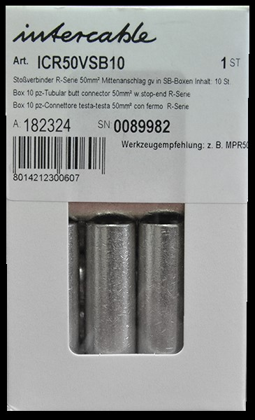 Intercable Tools Stoßverbinder in SB-Box 50qmm verz.Mittenan. ICR50V SB10 (VE10)