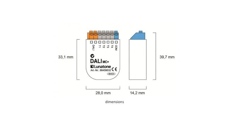 Lunatone Steuermodul DALI MC + WAGO - 86459532-WA