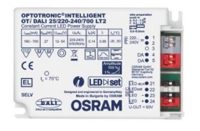 Osram LED-Treiber OTi DALI 25/220-240/700 LT2