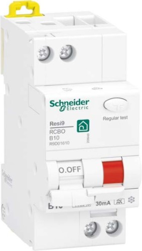 Schneider Electric FI/LS-Schalter 1P+N, 10A, B-Char. R9D01610 - R9D01610