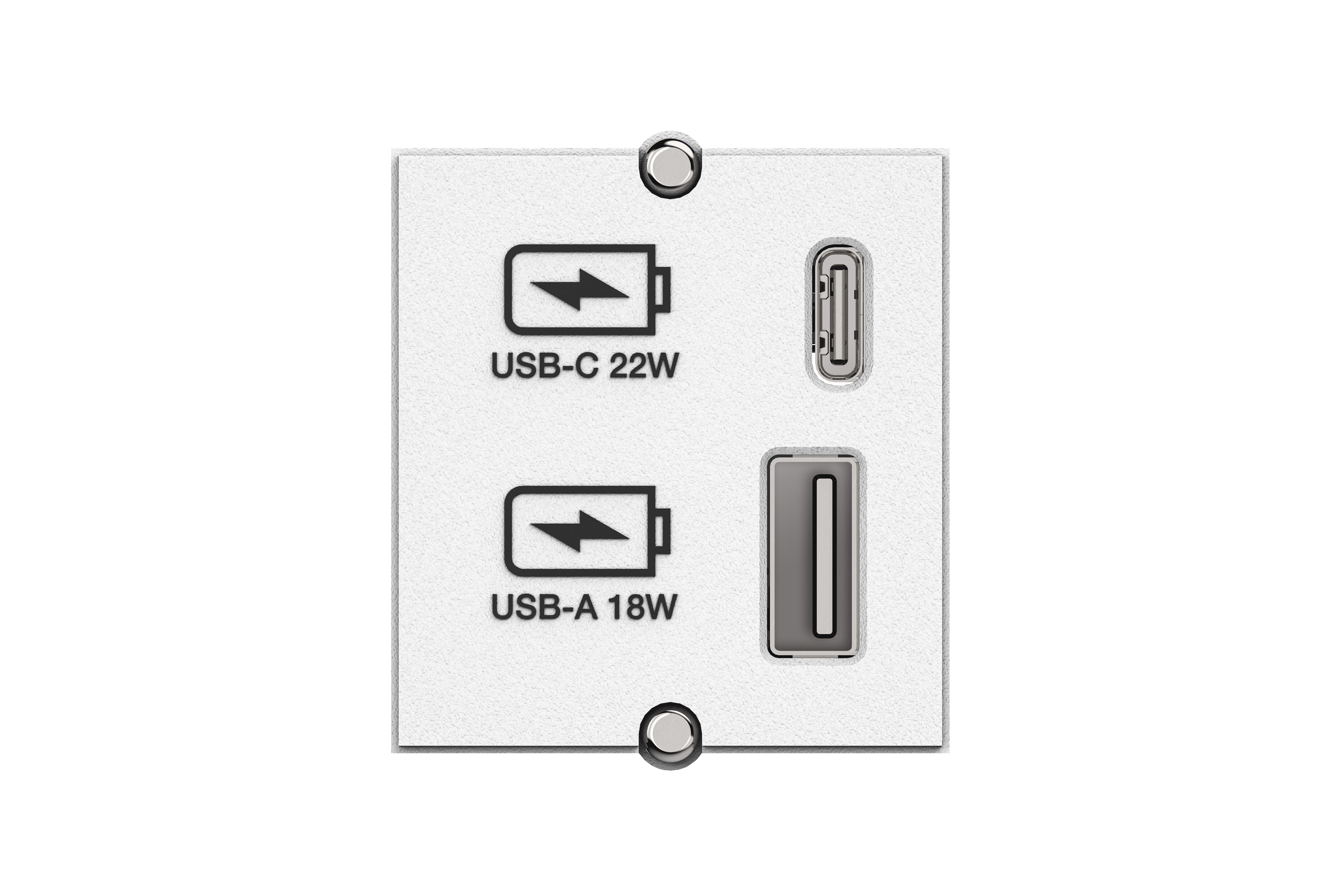 Bachmann Steckdosenleiste USB A/C 22W 917.2271 - 9172271 Bachmann Steckdosenleiste USB A/C 22W 917.2271 - 9172271