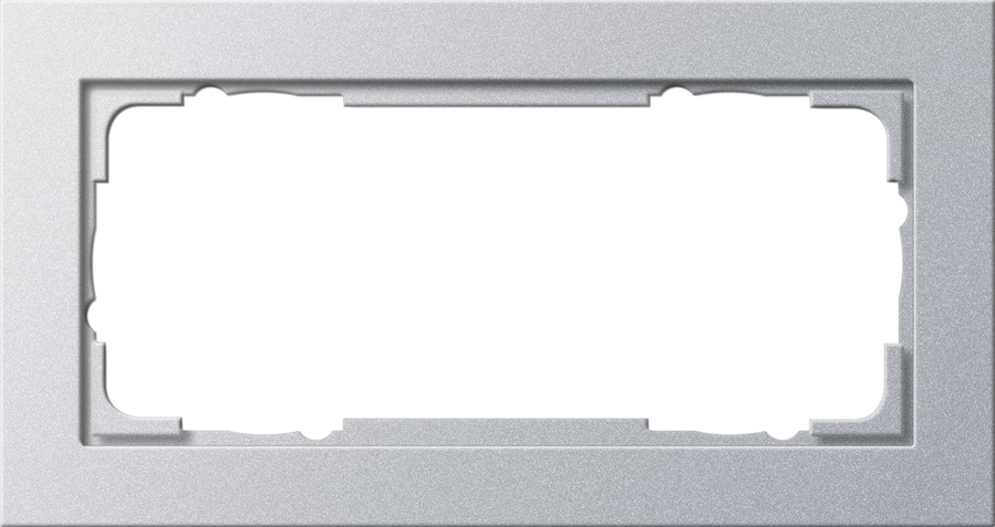Gira Abdeckrahmen 2f alu E2 100225
