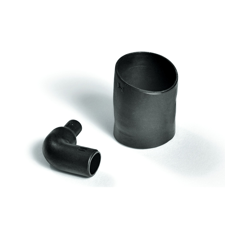 HellermannTyton Warmschrumpfformteil 3:1, schwarz 1108-1-G PO-X BK