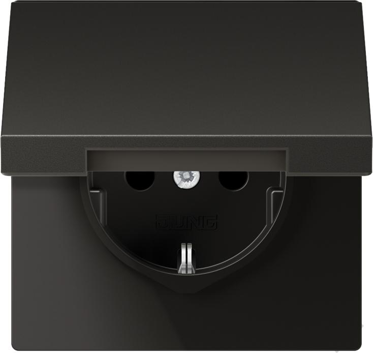 Jung SCHUKO-Steckdose 16A 250V Klappdeckel AL 1520 KL AN - AL1520KLAN Jung SCHUKO-Steckdose 16A 250V Klappdeckel AL 1520 KL AN - AL1520KLAN