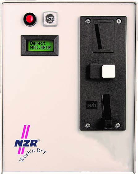 NZR Münzzähler m.Türentr.Schütz+Tür ZMZ0215WashnDry1Euro