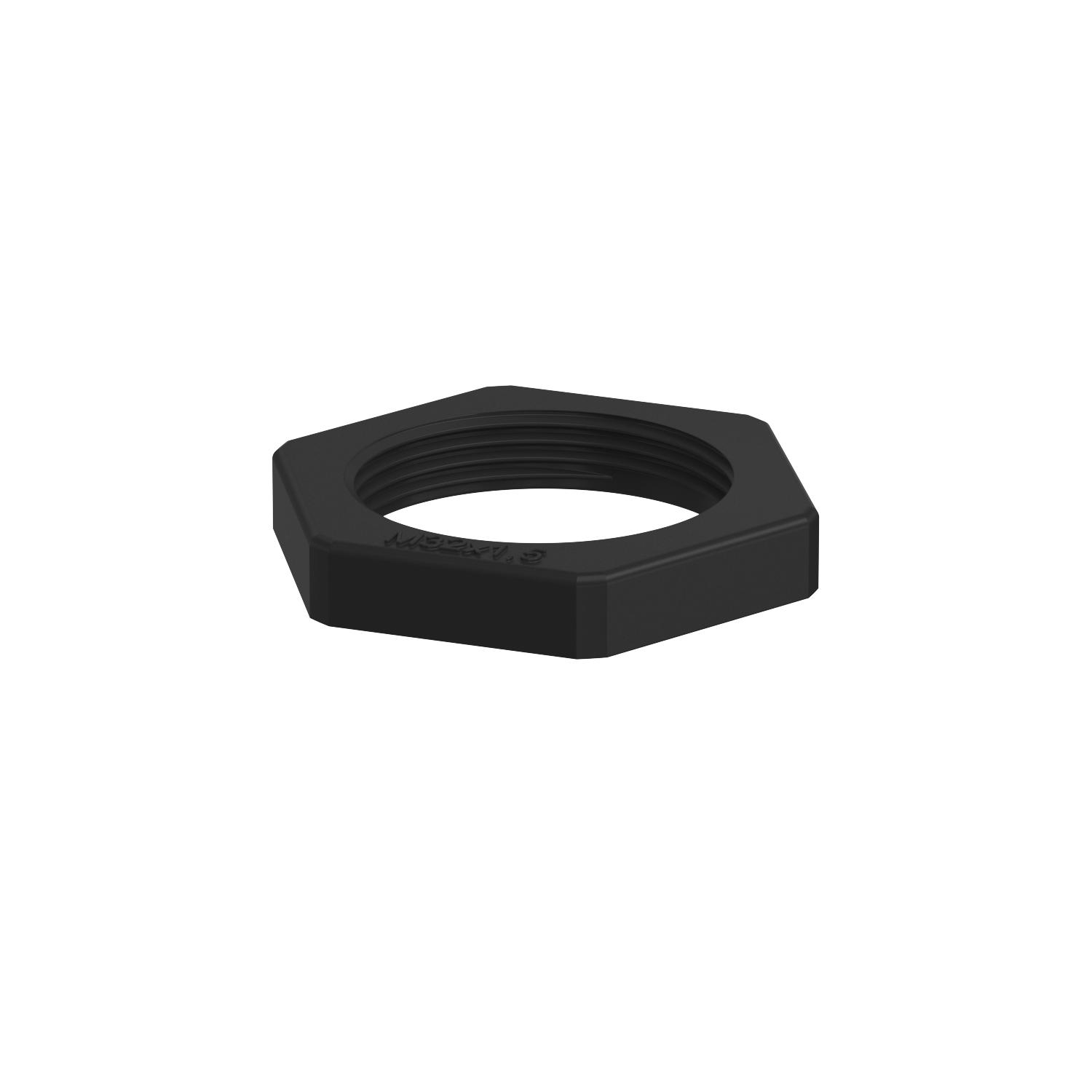 OBO Bettermann Vertr Gegenmutter Iso 116 M32 SW PA - 2049104
