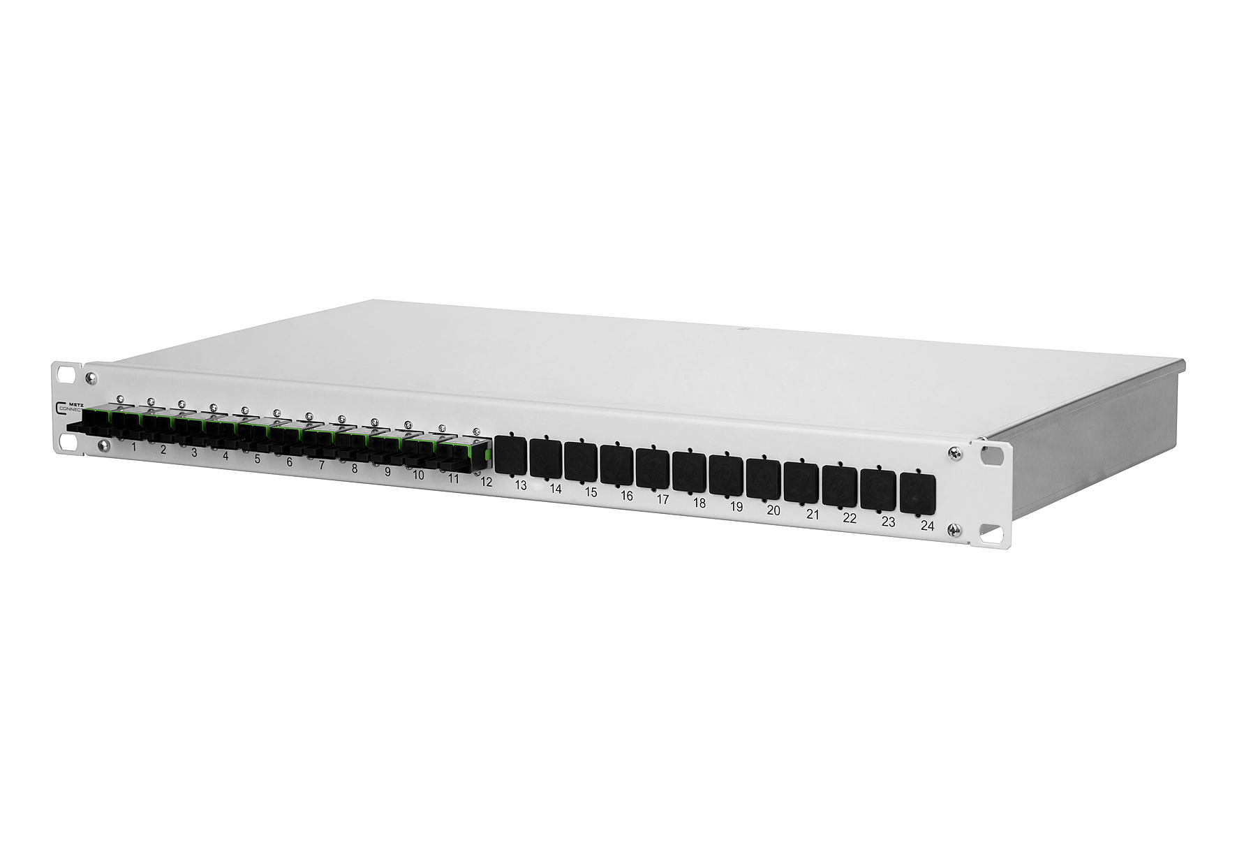 Metz Connect Patchfeld VIK 12xE2000-Duplex APC 1502505F12-E